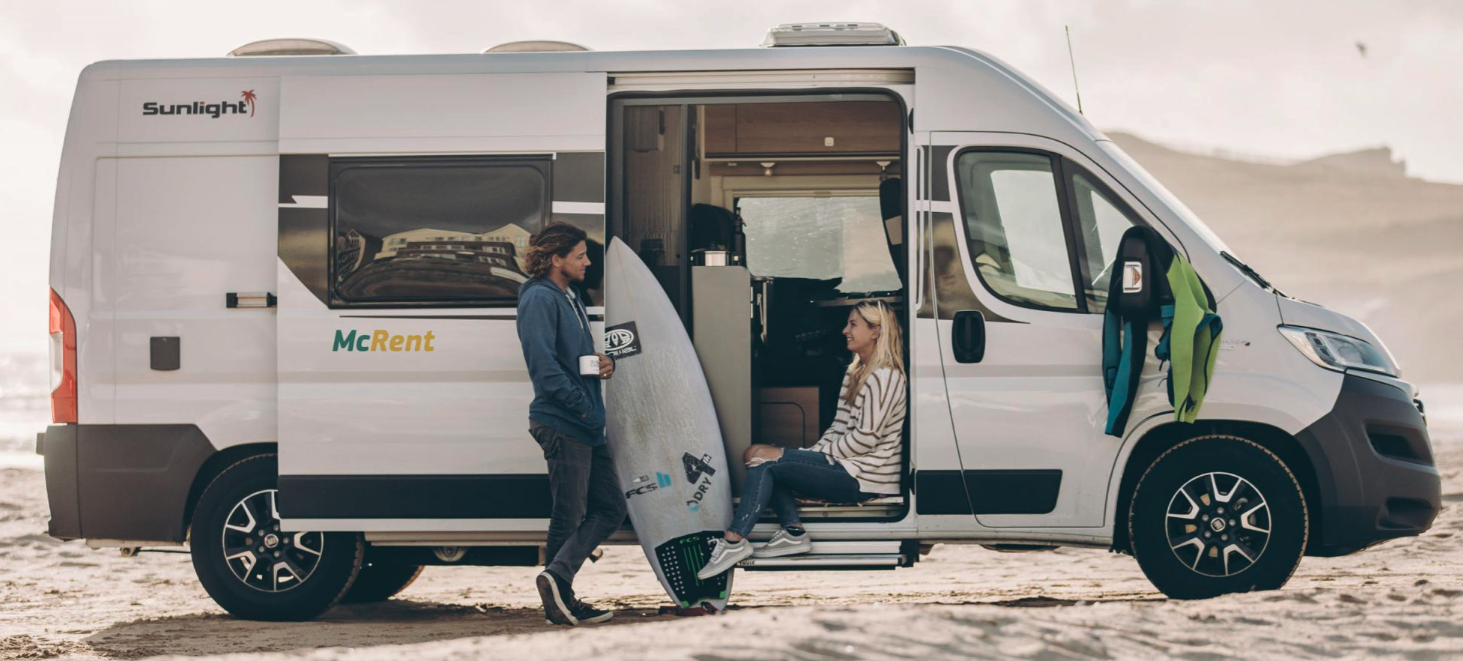 McRent 2-berth campervan shower / wc