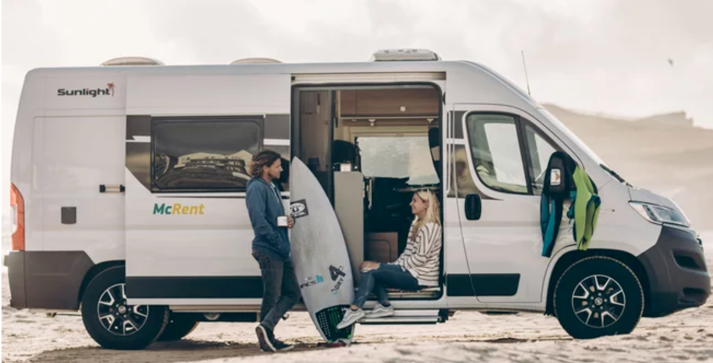 McRent 2-berth campervan shower / wc