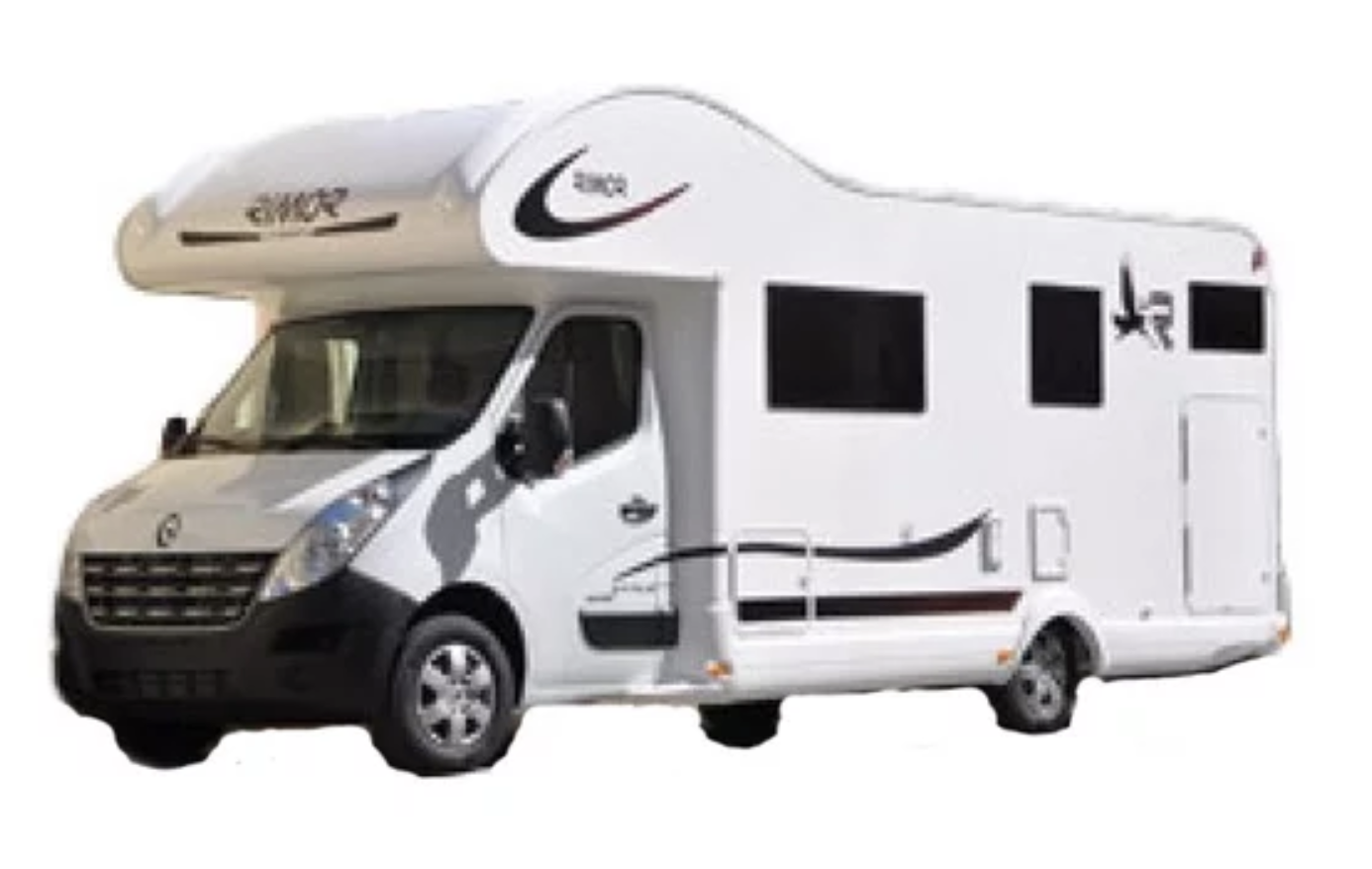 6 berth motorhome shower / wc
