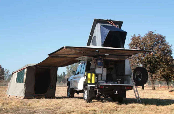 Avis Safari Namibia 4-berth 4x4 land cruiser with roof tents