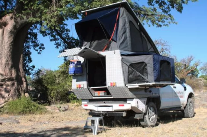 Avis Safari Namibia 4-berth 4x4 truck camper with roof tents