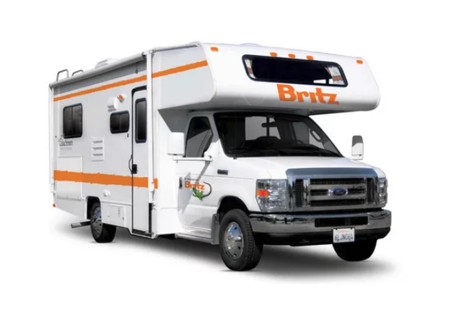 britz 4 berth motorhome 22-31ft