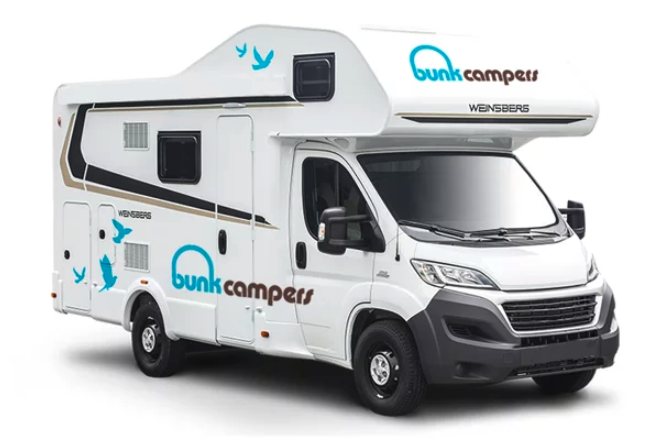 Bunk Campers 6-berth motorhome shower / wc