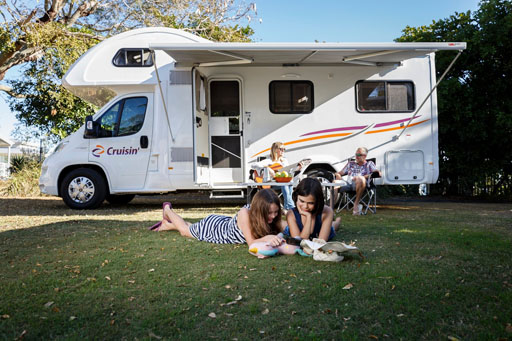 Family together times with a motorhome in Adelaide