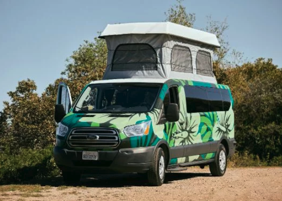 escape del mar campervan
