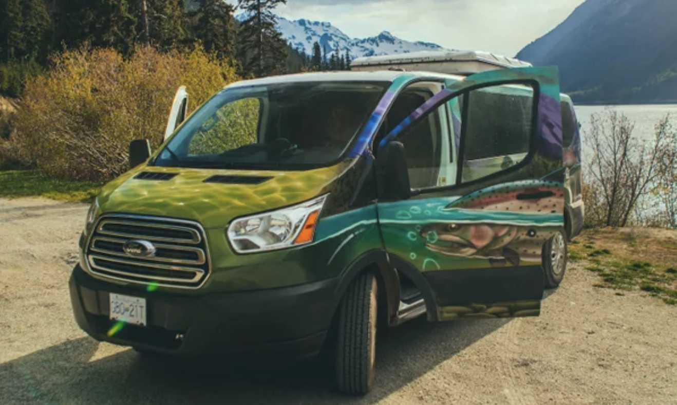 Escape Rentals 2-berth mini-camper.