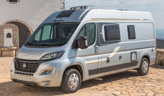 Euromotorhomes 2-berth campervan shower / wc