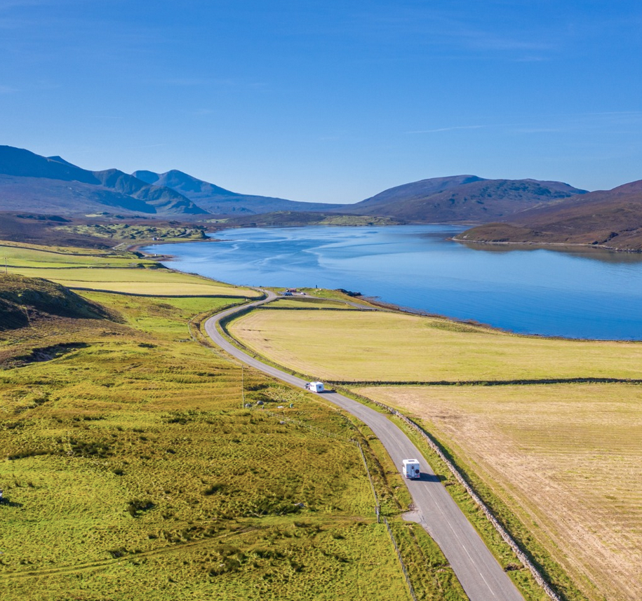 Explore lochs in camper
