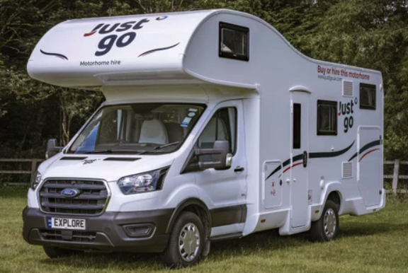 Just Go 6 berth motorhome shower w/c