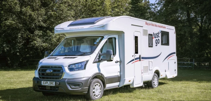 Just Go Campers 4-berth shower / wc