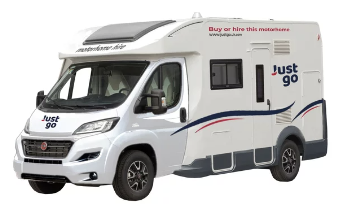 Just Go Motorhomes 2-berth campervan shower / wc