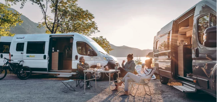 McRent 4-berth camper van shower / wc