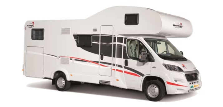 McRent 6-berth motorhome shower / wc