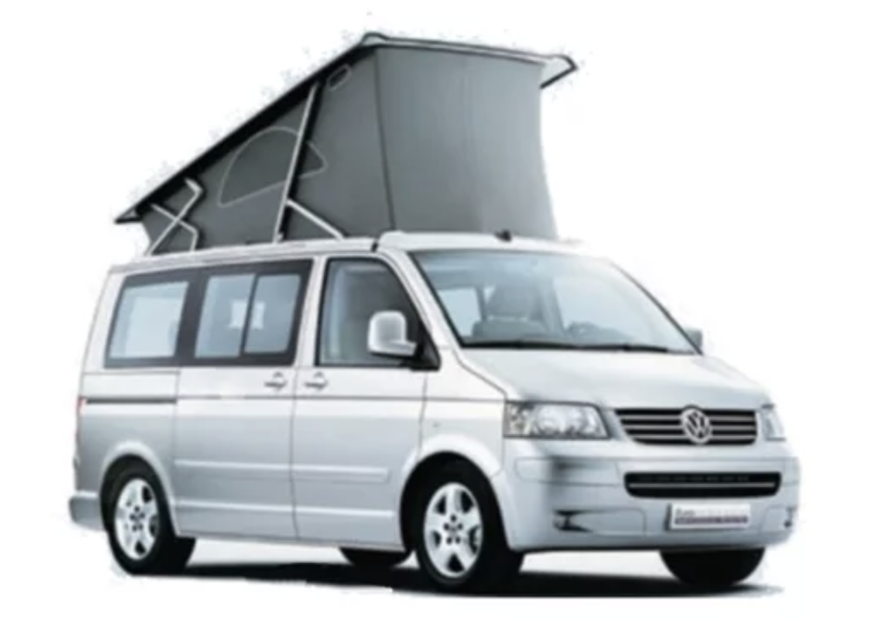 VW pop-top Euromotorhome Rental 4-berth